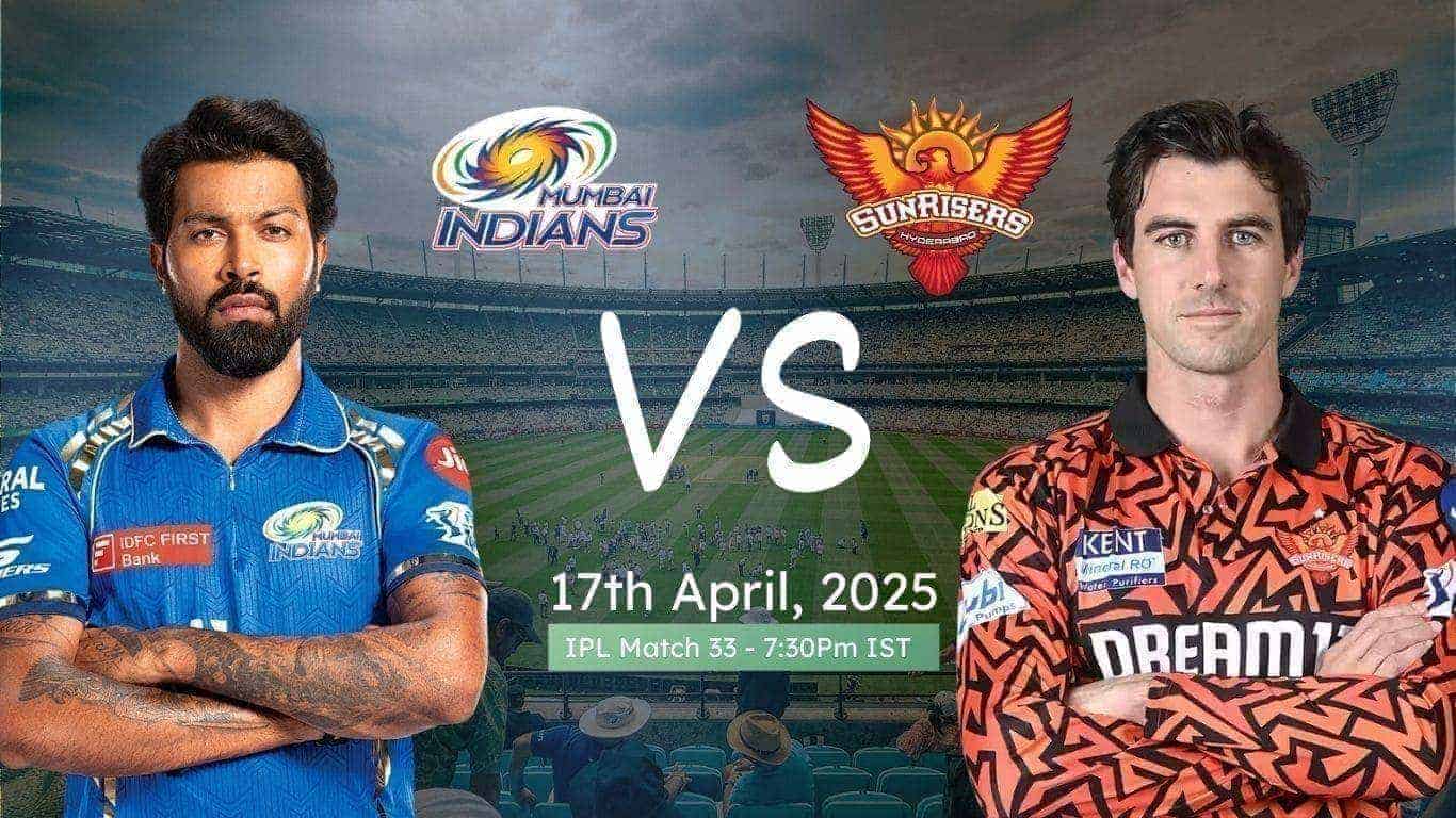 Today IPL Match MI vs SRH